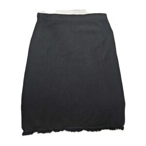 Alfani Distressed Knit Pencil Midi Skirt Plus Size XXL Black Skirt
